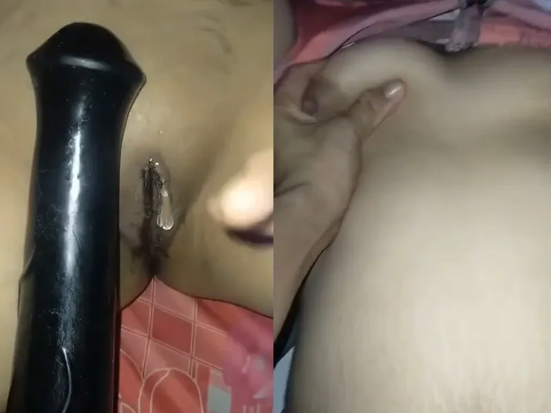 Ghệ xinh tươi vú ngon bím múp móc lồn bằng sextoy cực sướng